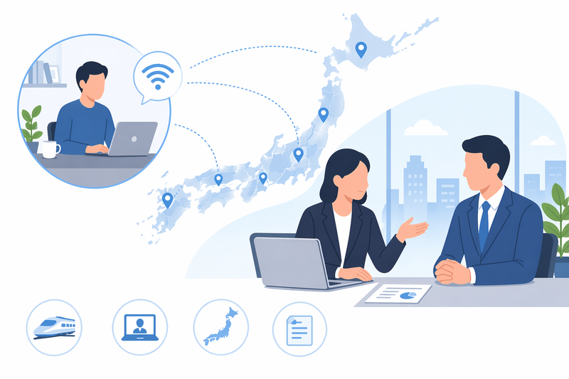 出張 or オンラインで全国対応