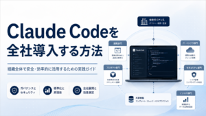 Claude Codeを法人で全社導入する方法のイメージ図